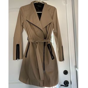 Tan Trench coat- Mackage designer